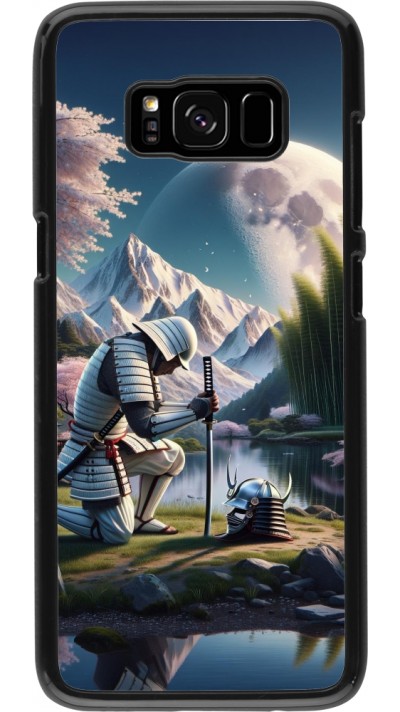 Samsung Galaxy S8 Case Hülle - Samurai Katana Mond Samsung Galaxy S8 Case Hülle - Samurai Katana Mond