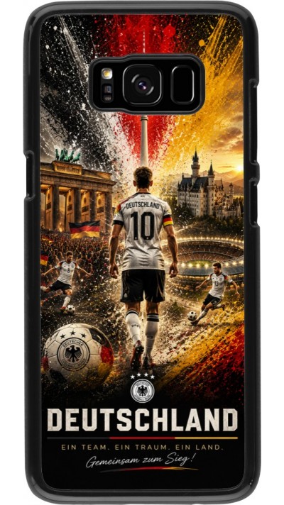 Samsung Galaxy S8 Case Hülle - Fussball Deutschland splash 2026
