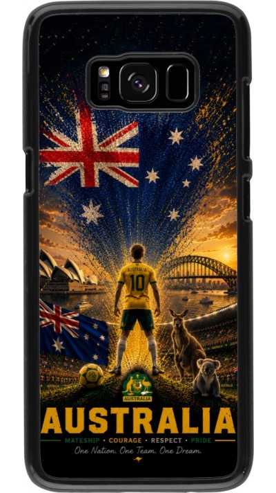 Samsung Galaxy S8 Case Hülle - Fussball Australien splash 2026