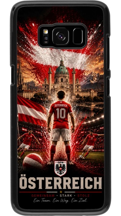 Samsung Galaxy S8 Case Hülle - Fussball Österreich splash 2026