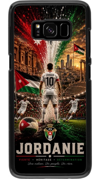 Samsung Galaxy S8 Case Hülle - Fussball Jordanien splash 2026