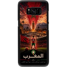 Samsung Galaxy S8 Case Hülle - Fussball Marokko splash 2026