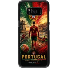 Samsung Galaxy S8 Case Hülle - Fussball Portugal splash 2026