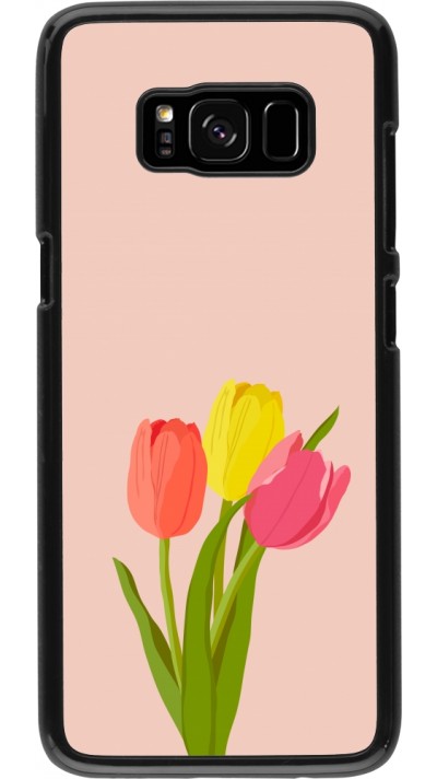 Samsung Galaxy S8 Case Hülle - Spring 23 tulip trio