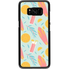 Samsung Galaxy S8 Case Hülle - Summer 2025 Pattern citron