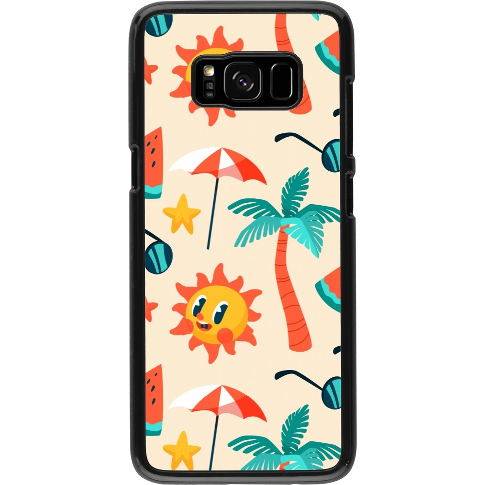 Samsung Galaxy S8 Case Hülle - Summer 2025 Pattern soleil