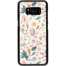 Samsung Galaxy S8 Case Hülle - Sommer Pink Muster