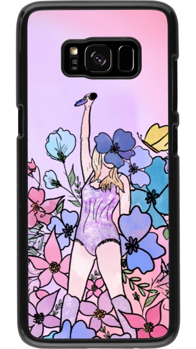 Samsung Galaxy S8 Case Hülle - Taylor Swift Sketch - Pink