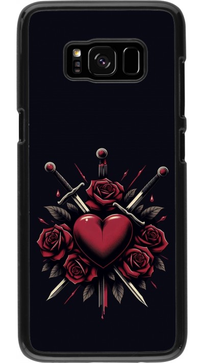 Samsung Galaxy S8 Case Hülle - Valentine 2024 gothic love