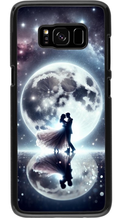 Samsung Galaxy S8 Case Hülle - Valentin 2024 Liebe unter dem Mond