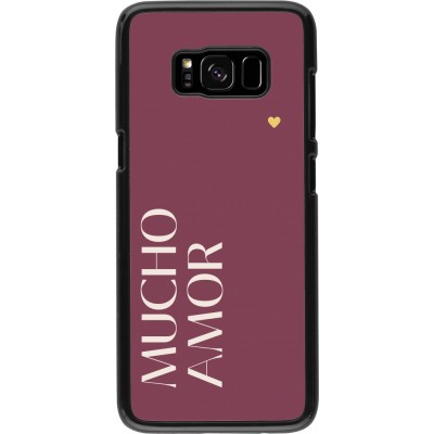 Samsung Galaxy S8 Case Hülle - Valentine 2024 mucho amor rosado