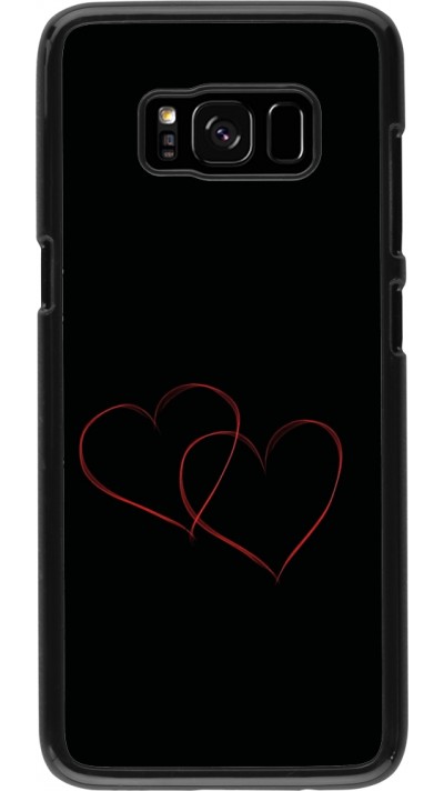 Samsung Galaxy S8 Case Hülle - Valentine 2023 attached heart