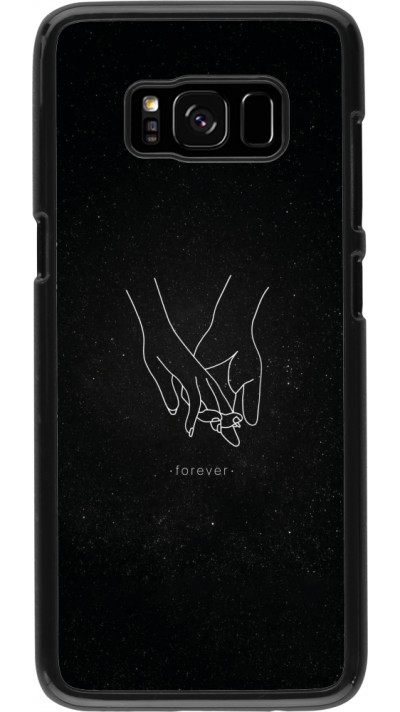 Samsung Galaxy S8 Case Hülle - Valentine 2023 hands forever