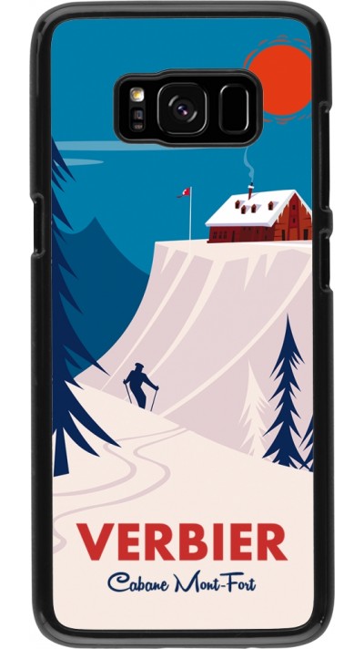 Samsung Galaxy S8 Case Hülle - Verbier Cabane Mont-Fort