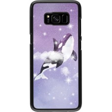 Coque Samsung Galaxy S8 - Whale in sparking stars