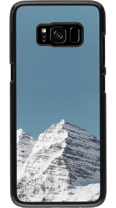 Samsung Galaxy S8 Case Hülle - Winter 22 blue sky mountain