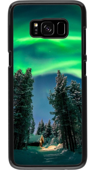 Samsung Galaxy S8 Case Hülle - Winter 22 Northern Lights