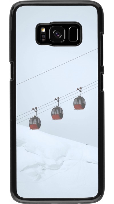 Samsung Galaxy S8 Case Hülle - Winter 22 ski lift
