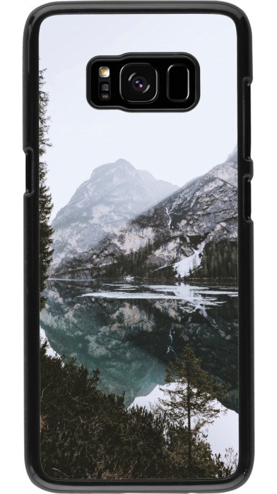 Samsung Galaxy S8 Case Hülle - Winter 22 snowy mountain and lake