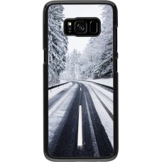 Coque Samsung Galaxy S8 - Winter 22 Snowy Road