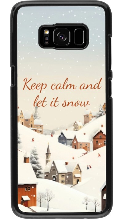 Samsung Galaxy S8 Case Hülle - Winter 25 Winter Keep calm and let it snow