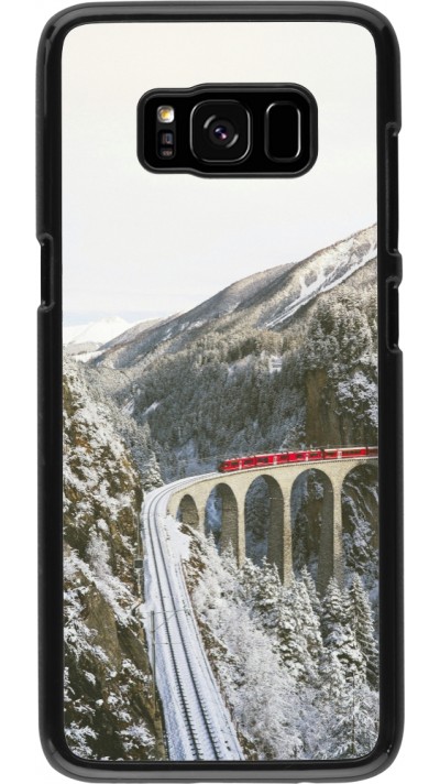 Samsung Galaxy S8 Case Hülle - Winter 25 Winter polar express
