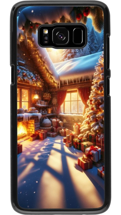 Samsung Galaxy S8 Case Hülle - Weihnachten Chalet Feerie