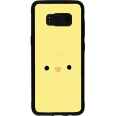 Samsung Galaxy S8 Case Hülle - Silikon schwarz Easter 2026 Little chicken