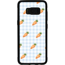 Samsung Galaxy S8 Case Hülle - Silikon schwarz Easter 2026 Pattern carrots