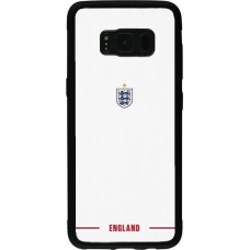 Samsung Galaxy S8 Case Hülle - Silikon schwarz England 2026 personalisierbares Fussballtrikot