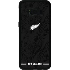 Samsung Galaxy S8 Case Hülle - Silikon schwarz Neuseeland 2026 personalisierbares Fussballtrikot