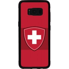 Samsung Galaxy S8 Case Hülle - Silikon schwarz Hockey World Championship Ecusson Suisse