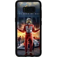 Samsung Galaxy S8 Case Hülle - Silikon schwarz Senna The King of Rain