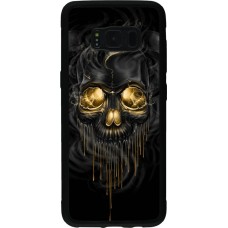 Hülle Samsung Galaxy S8 - Silikon schwarz Skull 02