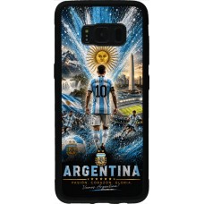 Samsung Galaxy S8 Case Hülle - Silikon schwarz Fussball Argentinien splash 2026