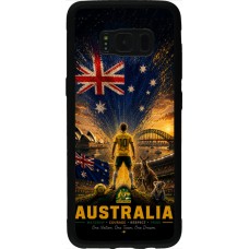 Samsung Galaxy S8 Case Hülle - Silikon schwarz Fussball Australien splash 2026