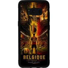 Samsung Galaxy S8 Case Hülle - Silikon schwarz Fussball Belgien splash 2026