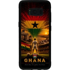 Samsung Galaxy S8 Case Hülle - Silikon schwarz Fussball Ghana splash 2026