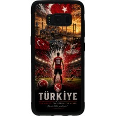 Samsung Galaxy S8 Case Hülle - Silikon schwarz Fussball Türkei splash 2026