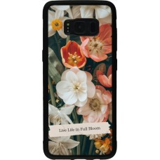 Samsung Galaxy S8 Case Hülle - Silikon schwarz Full Bloom Spring 2026