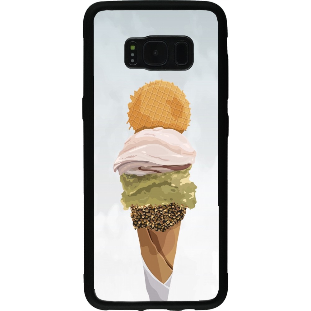 Samsung Galaxy S8 Case Hülle - Silikon schwarz Summer 2025 Cornet