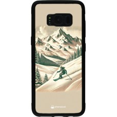 Samsung Galaxy S8 Case Hülle - Silikon schwarz Vintage Skiberg