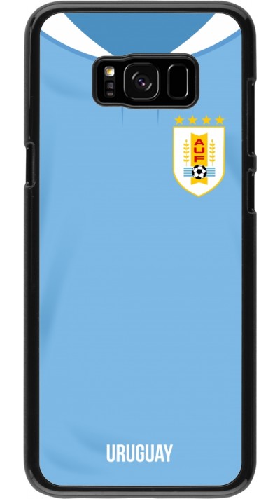 Samsung Galaxy S8+ Case Hülle - Uruguay 2022 personalisierbares Fussballtrikot