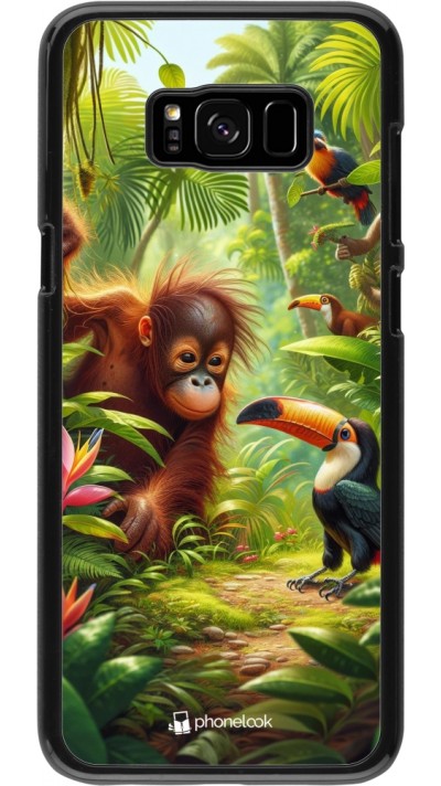 Samsung Galaxy S8+ Case Hülle - Tropischer Dschungel Tayrona