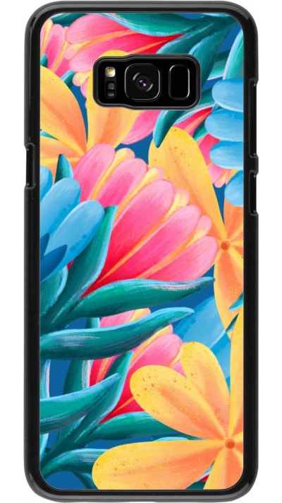 Samsung Galaxy S8+ Case Hülle - Spring 23 colorful flowers