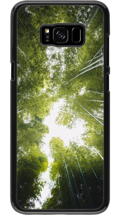 Samsung Galaxy S8+ Case Hülle - Spring 23 forest blue sky