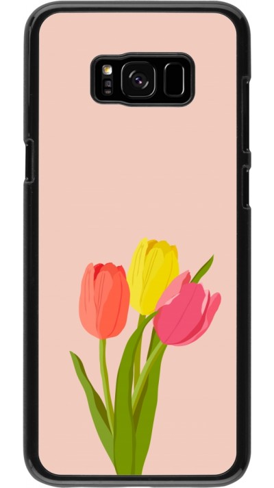 Samsung Galaxy S8+ Case Hülle - Spring 23 tulip trio