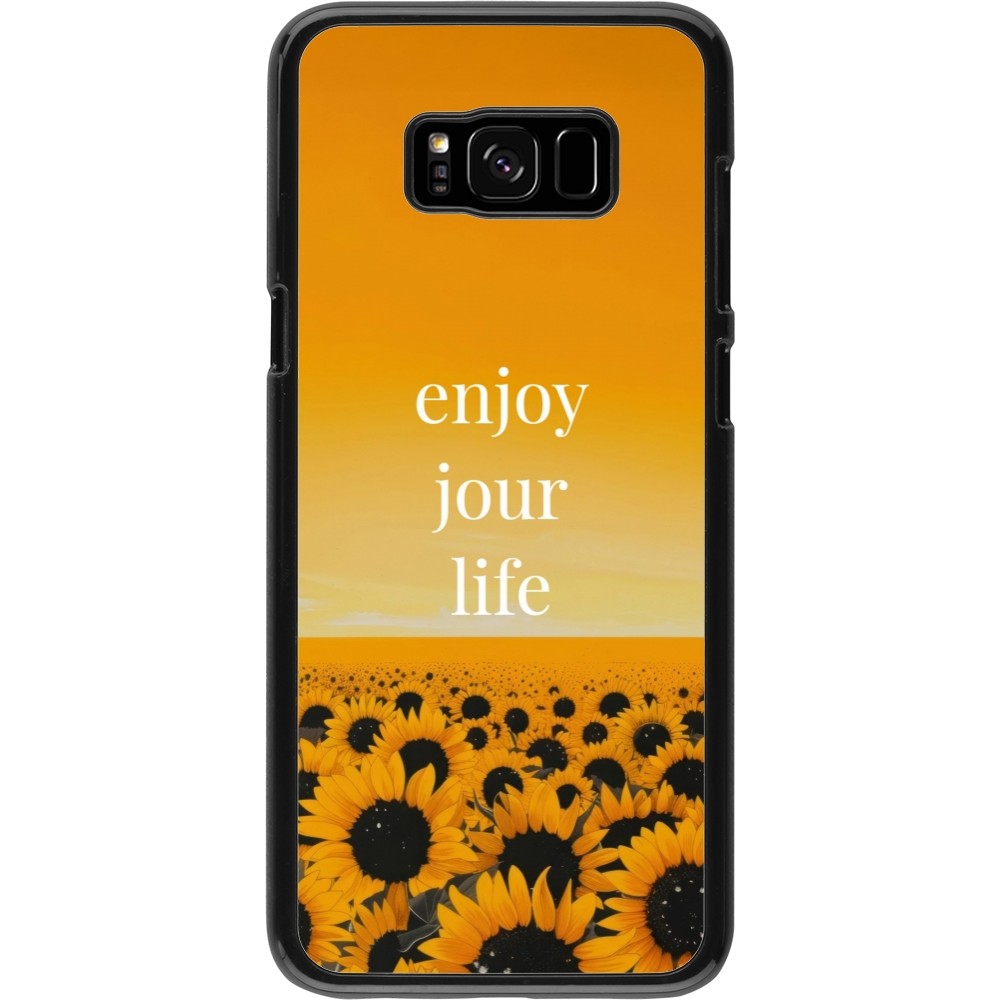 Samsung Galaxy S8+ Case Hülle - Summer 2025 Enjoy your life