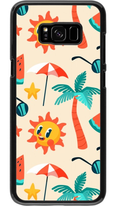 Samsung Galaxy S8+ Case Hülle - Summer 2025 Pattern soleil
