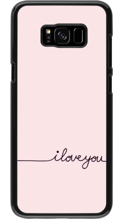 Samsung Galaxy S8+ Case Hülle - Valentine 2023 i love you writing
